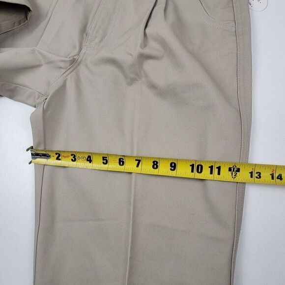 Vtg Rockies Jeans Western Mom Pants High Waisted Tan Slacks Bareback 11/12 TZR - Picture 12 of 14